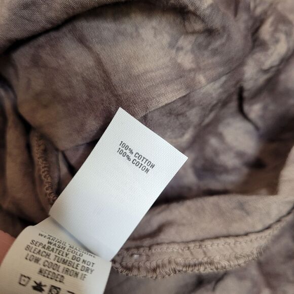 NEW AERIE brown tie dye tiered rock n ruffle pull on mini‎ skirt M - Picture 8 of 10